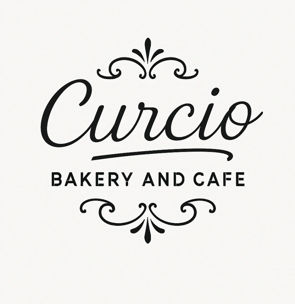 Curcio Bakery and Cafe logo with elegant design