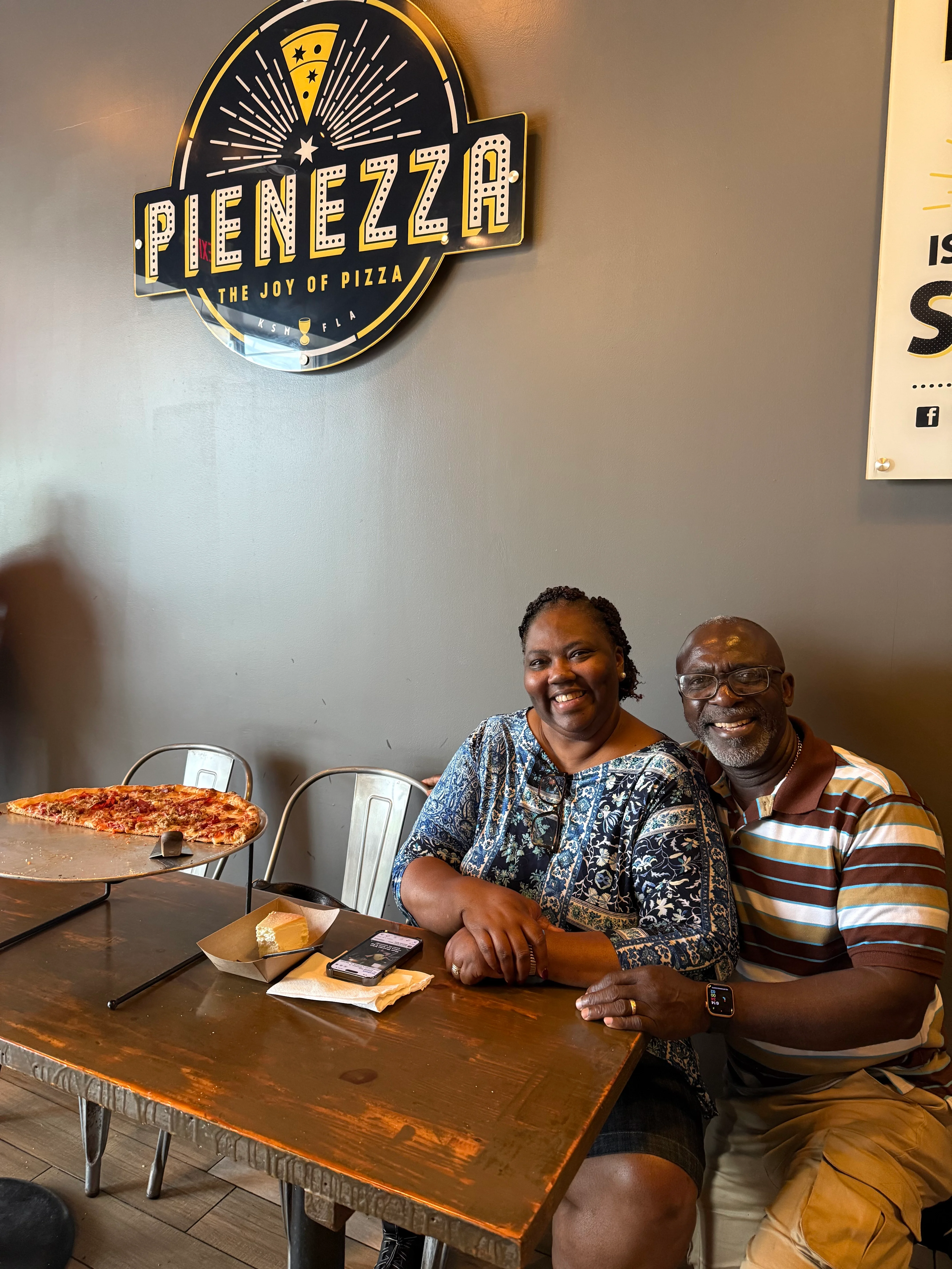 Celebrate with pizza