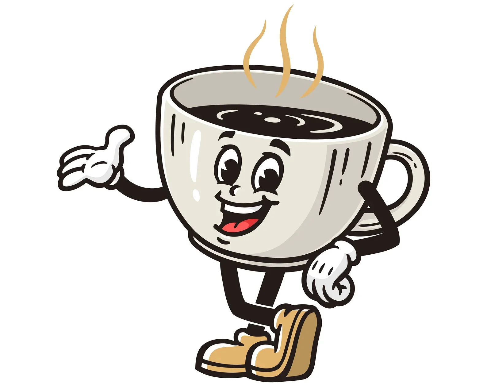 Espresso being brewed in a coffee machine