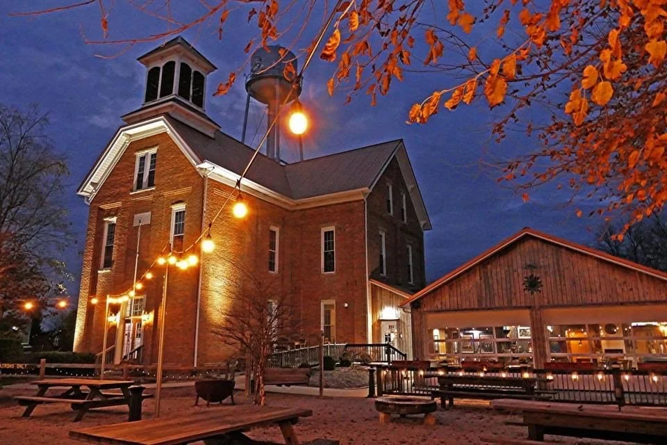 lodge building and logo
