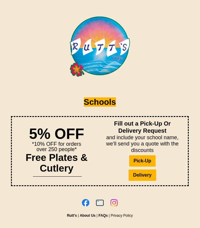 Schools- 5% OFF & More