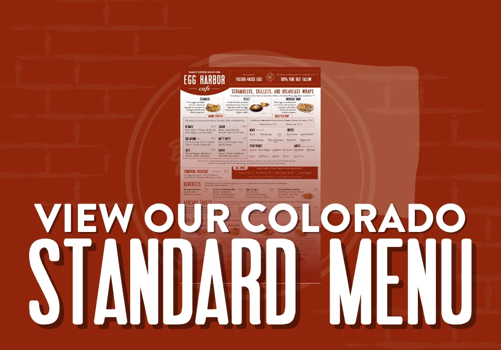 View Our Colorado Standard Menu