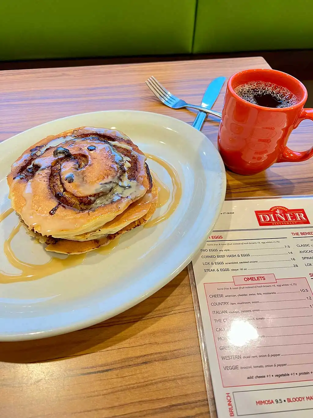 Cinnamon Swirl Pancakes