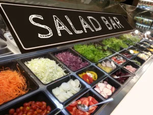 A salad bar