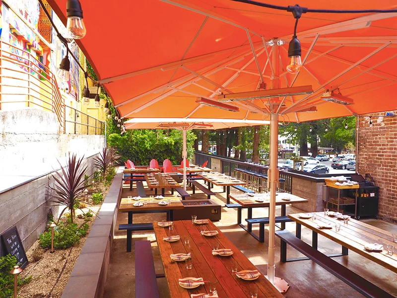 outdoor seating
