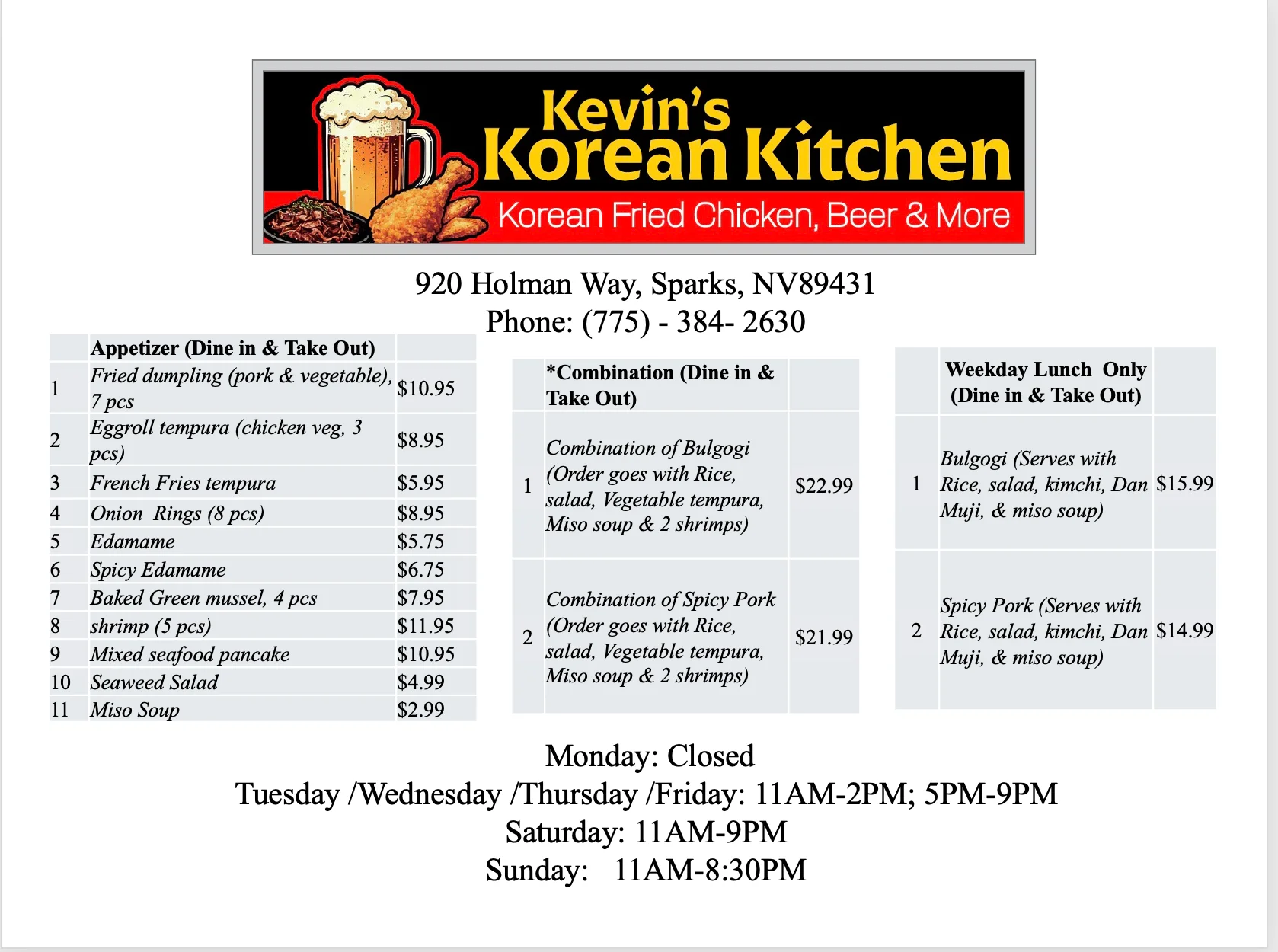 Korean fried chicken and beer in a cozy restaurant setting