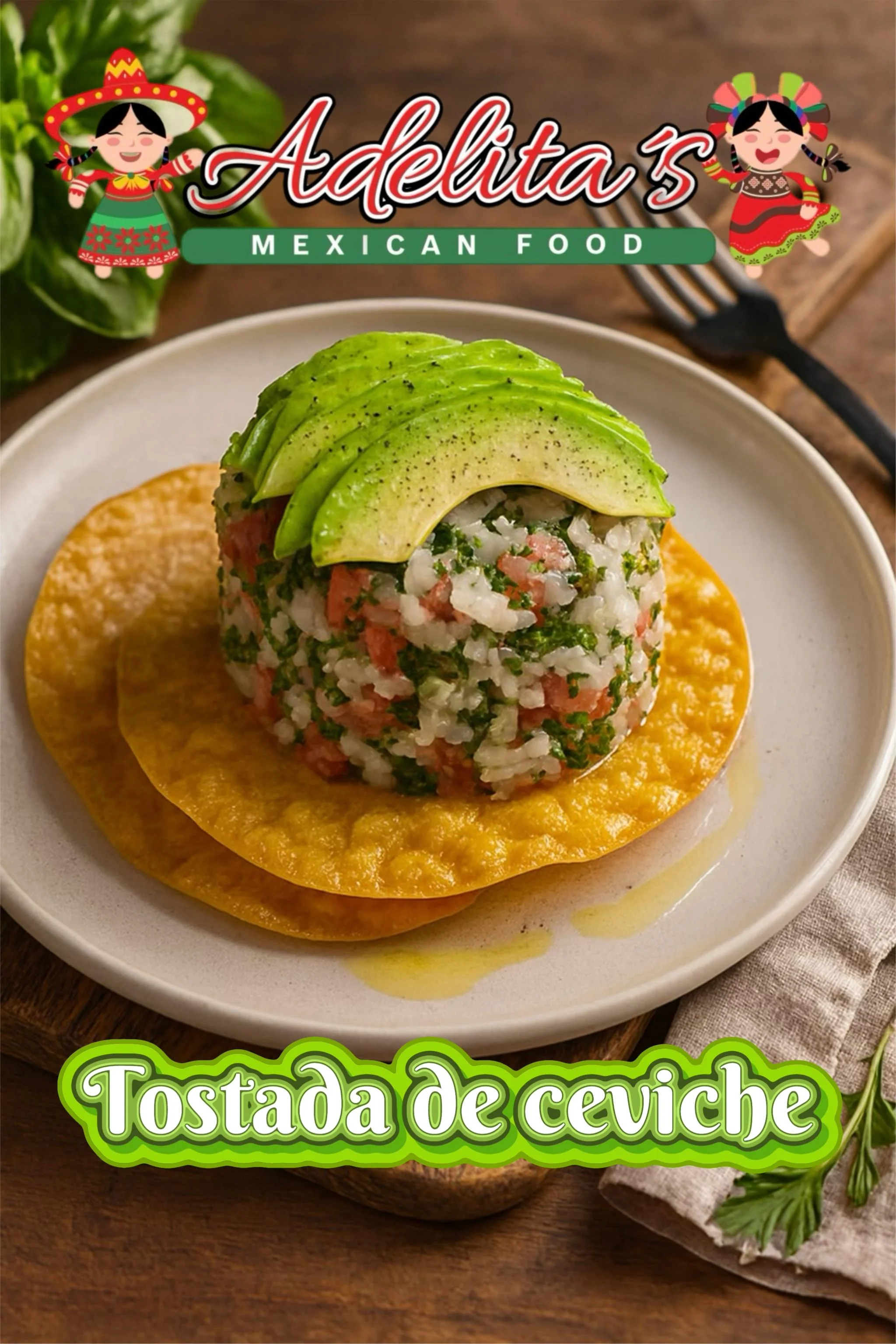 Tostada De Ceviche