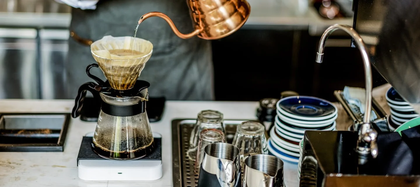 A set up of coffee cups