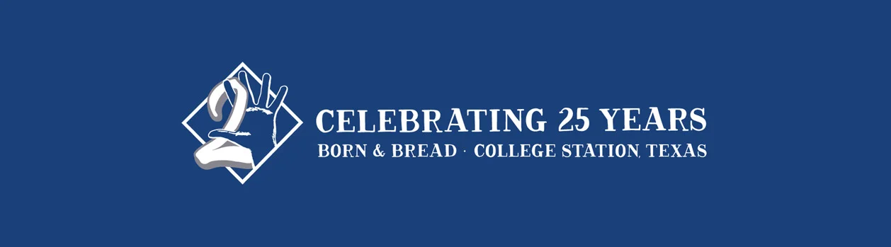 25 Year Anniversary Banner for a restaurant celebration
