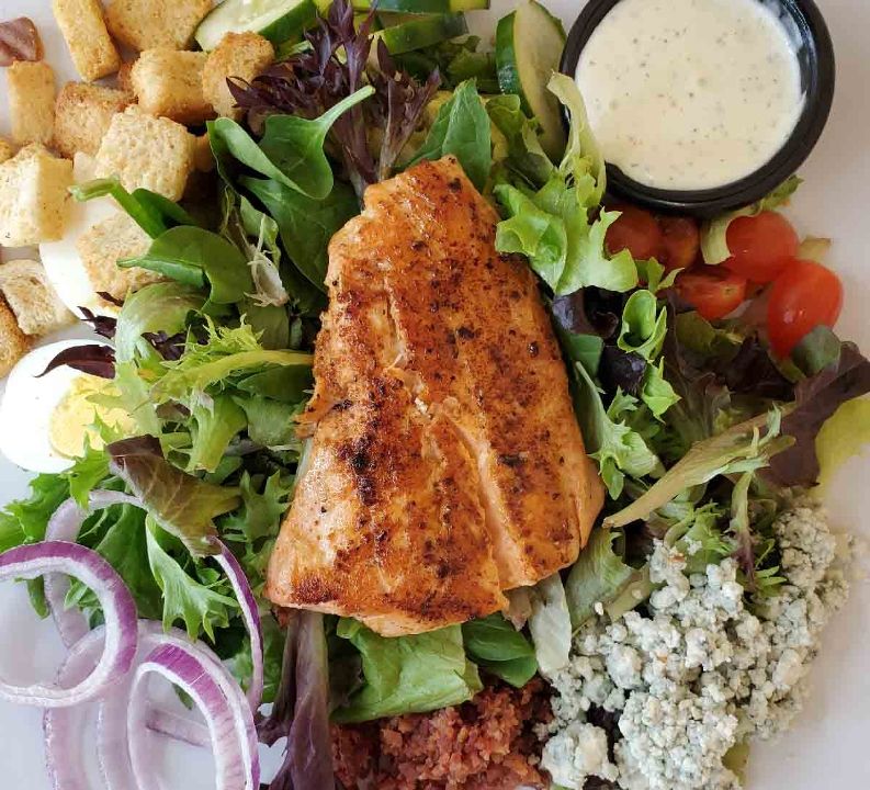 Salmon Fillet Salad********************# at Page’s Okra Grill