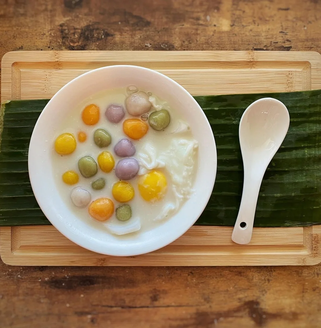 Pandan Coconut Cream Pudding
