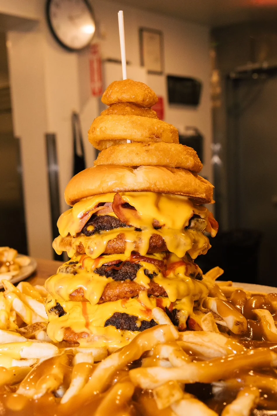 Pork Cheeseburger