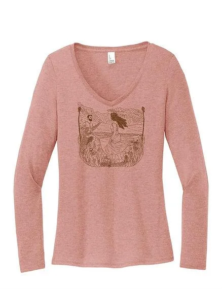 MMO #4 Glacier Serenade  - MD, Dusty Rose, Long Sleeve