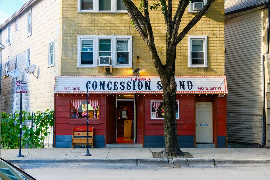 Charming restaurant exterior with vintage signage