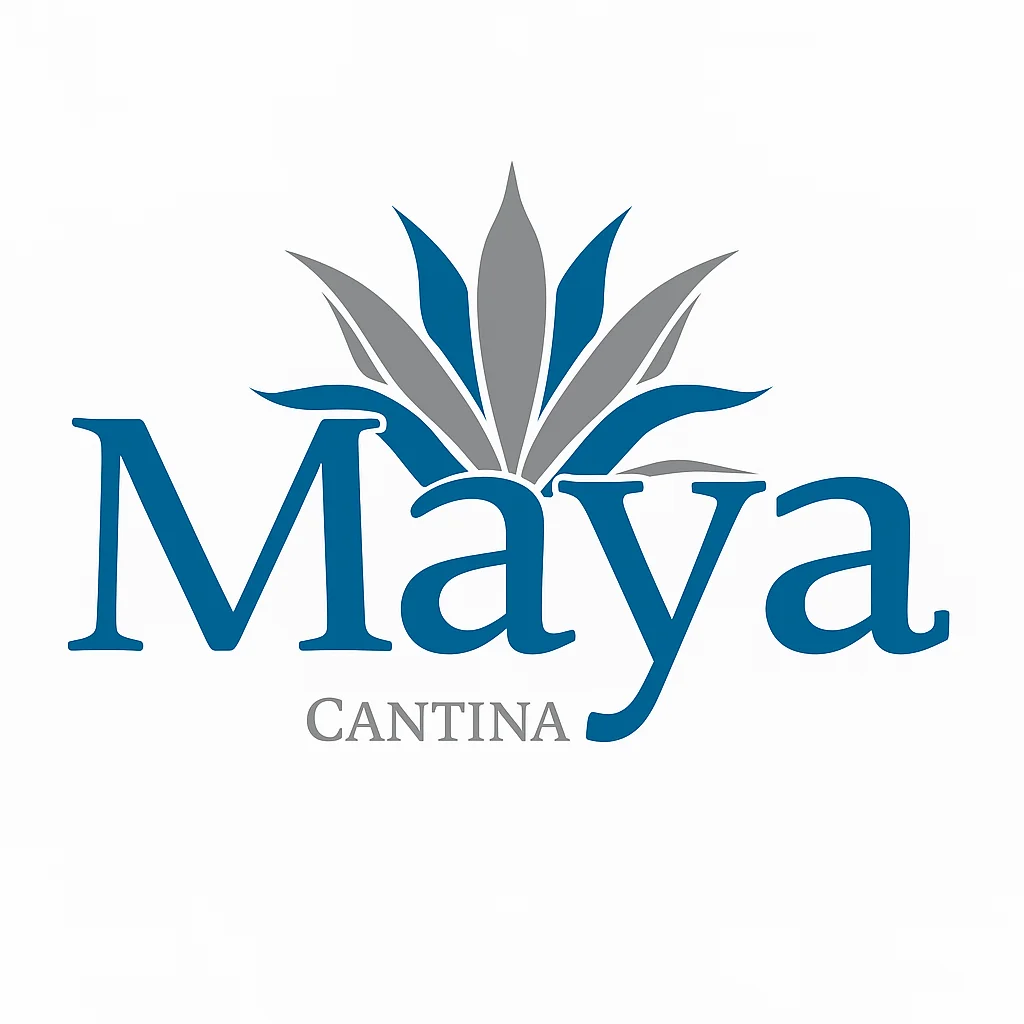 Logo of Maya Cantina featuring a stylized agave plant