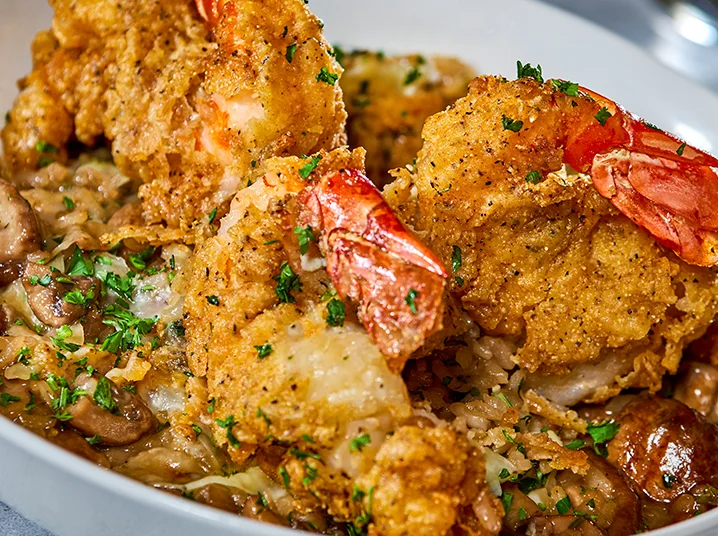 Plate of exquisite food
