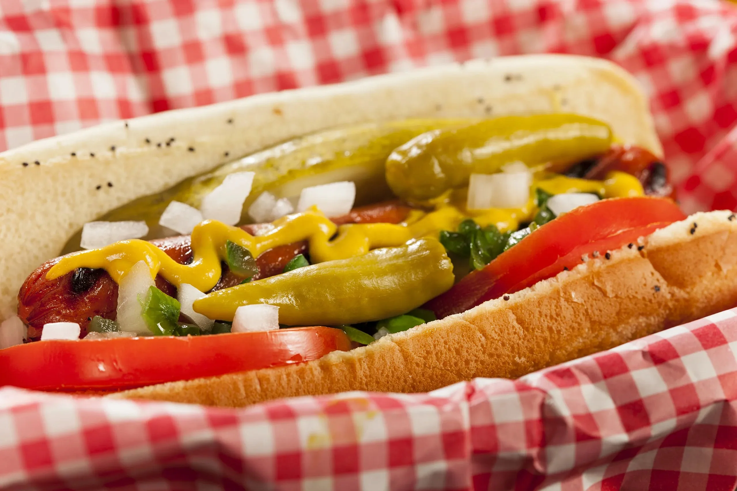 A hotdog from Earl's Cafe