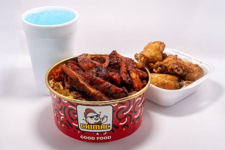 Kbbq Chicken Bowl + 6 Wings Combo
