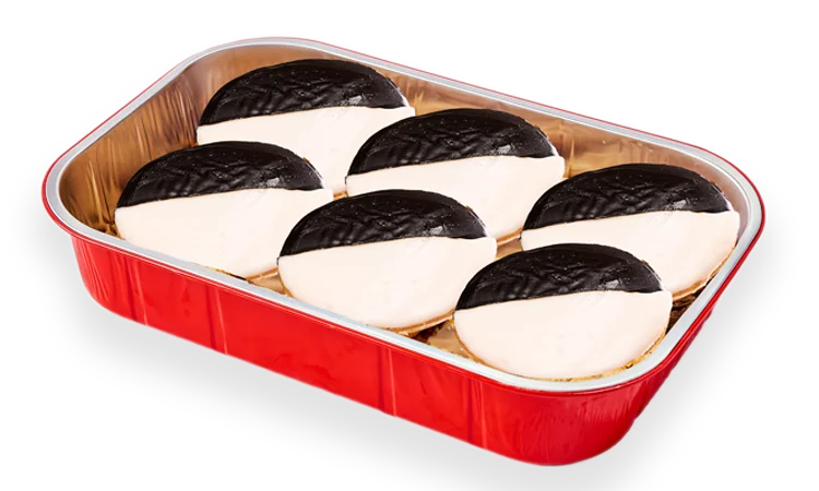 6 Black & White Cookies Platter