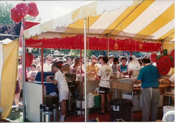 A restaurant chef preparing a dish.