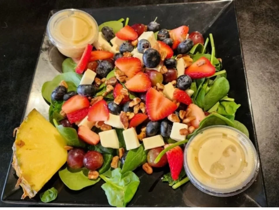 catering salad tray