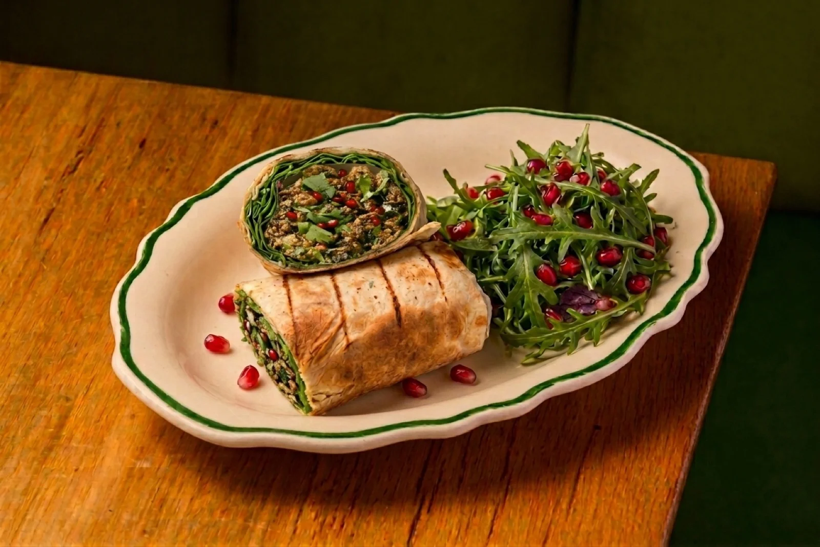 Charred Eggplant Wrap