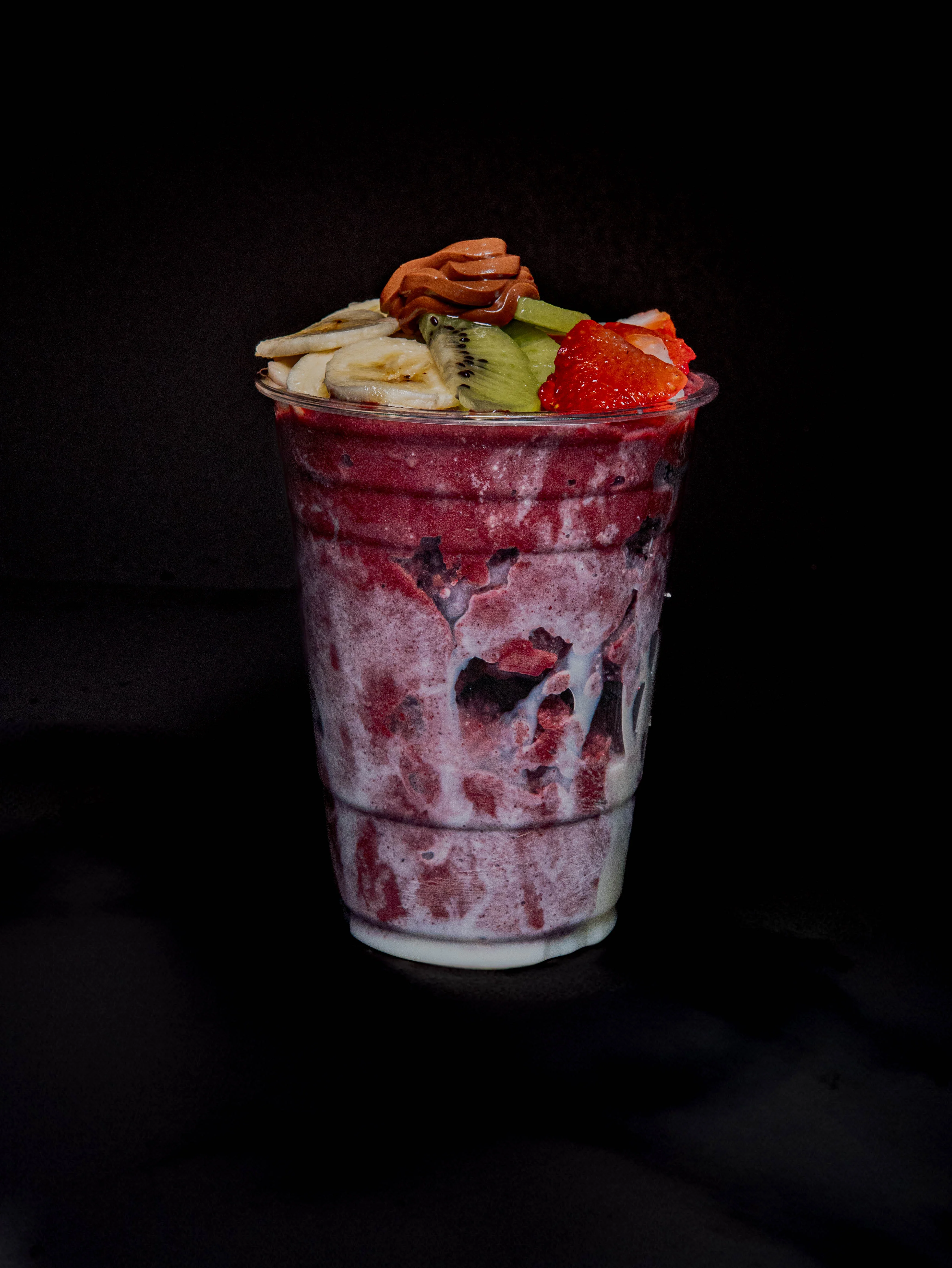 Refreshing acai bowl topped with fresh fruits