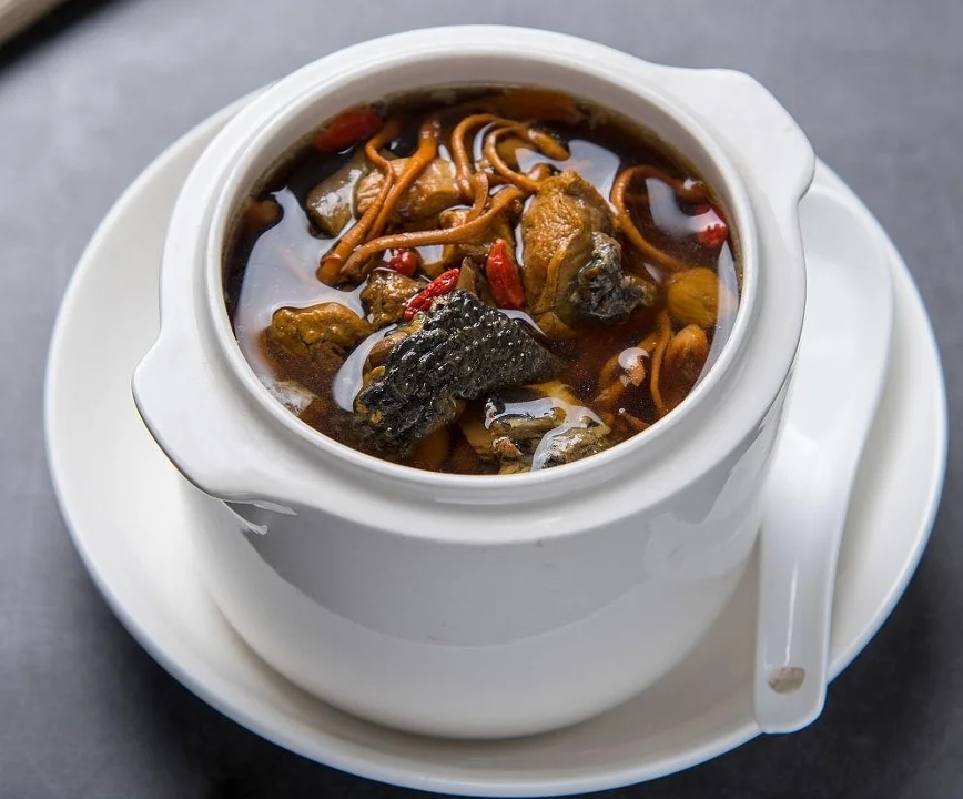 H1 Stew Black Skin Chicken W. Cordyceps Flower Soup乌鸡虫草花炖盅