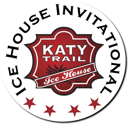 Katy Trail Ice House restaurant logo with circular typography and red emblem