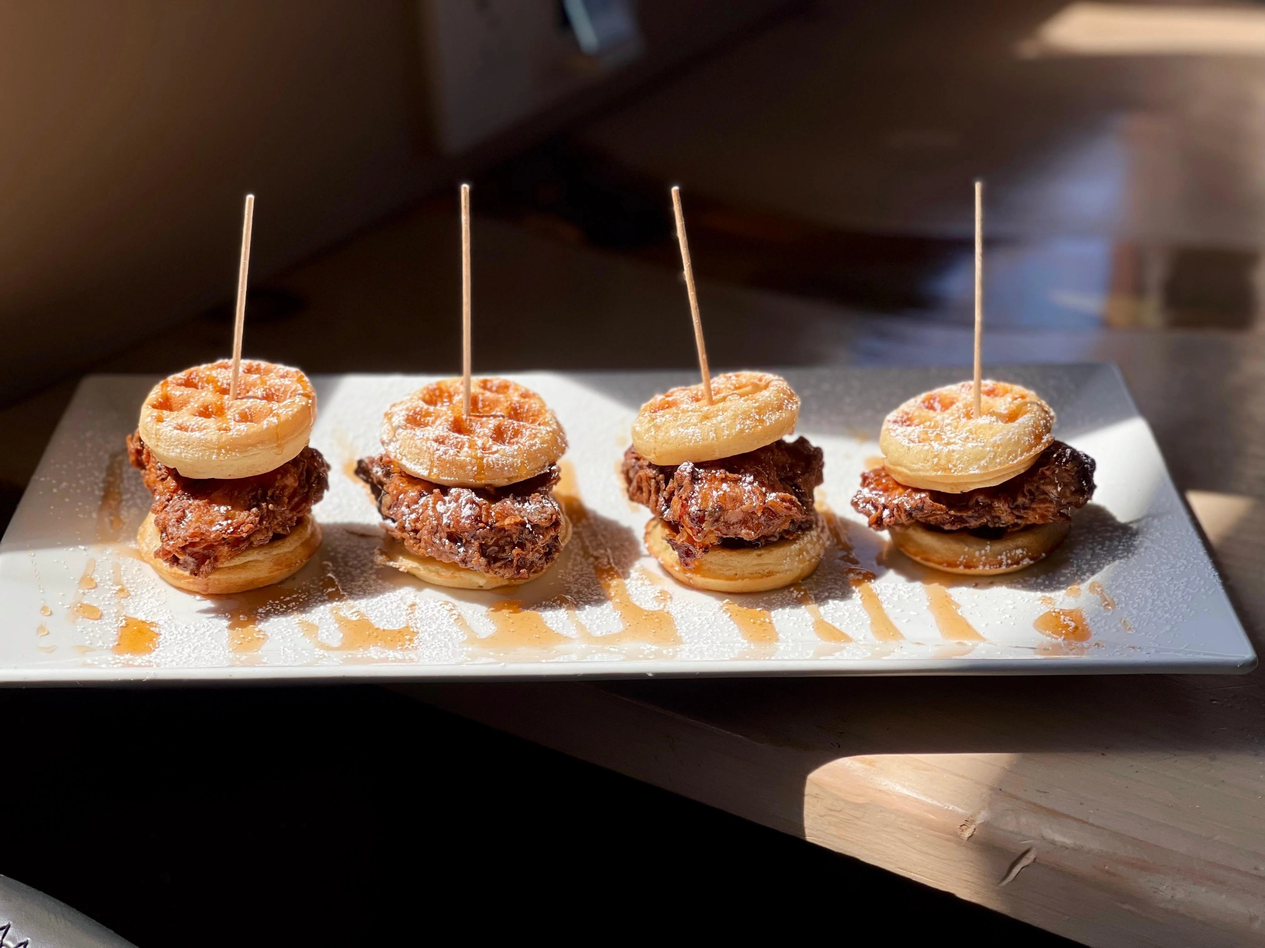 Chicken and Waffle Sliders