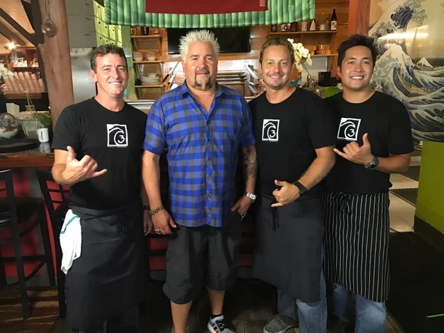 Three's welcomes Guy Fieri
