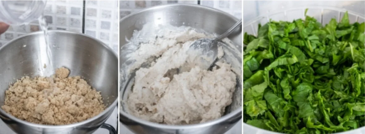 Egusi being prepared in kitchen