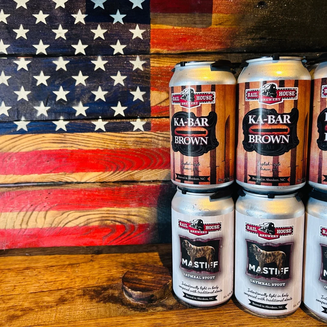 Taproom favorites, ready for the fridge. Pick up a 6-pack next time you’re in. 
