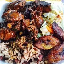 Stew Chicken Platter