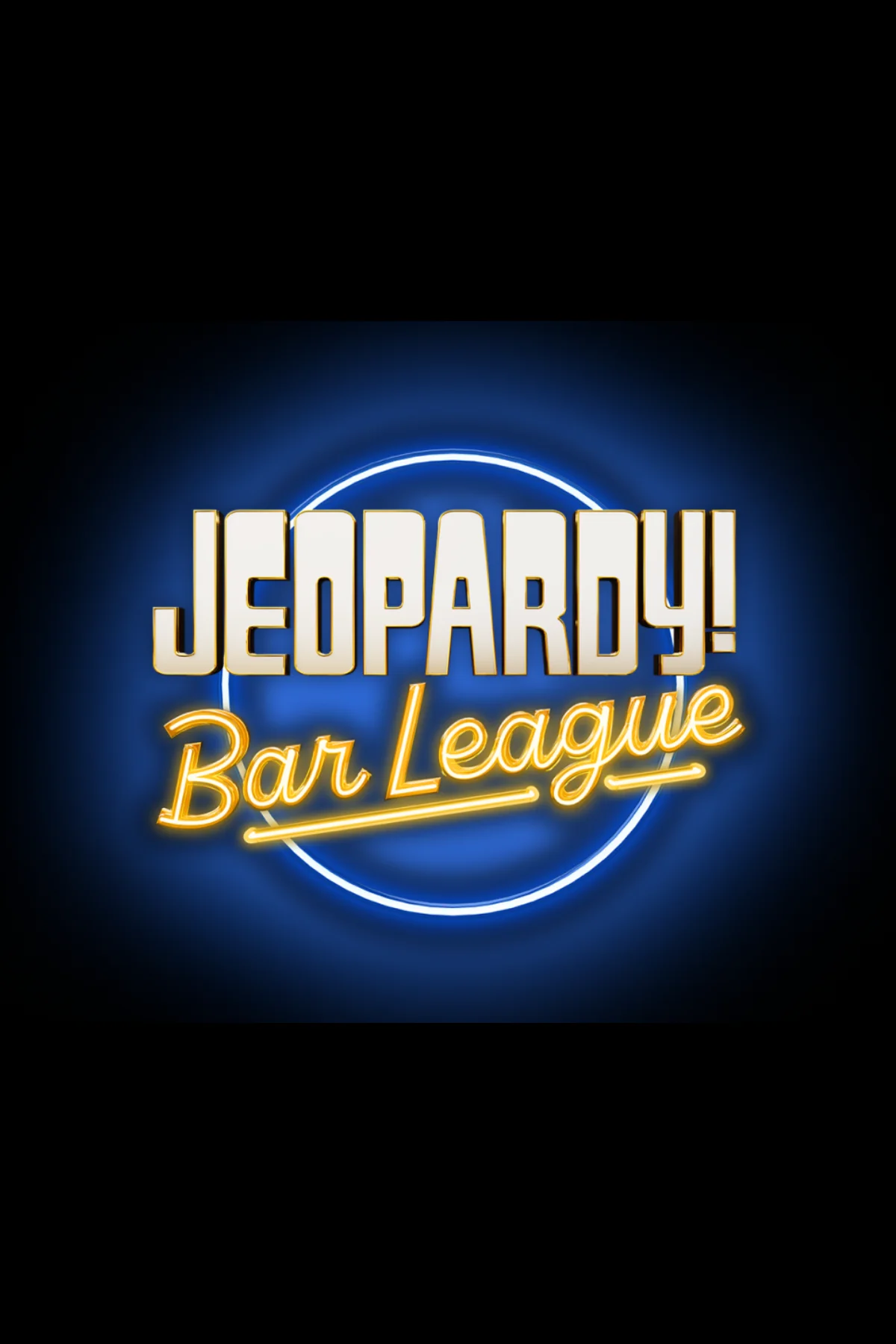 Jeopardy! Bar League neon sign