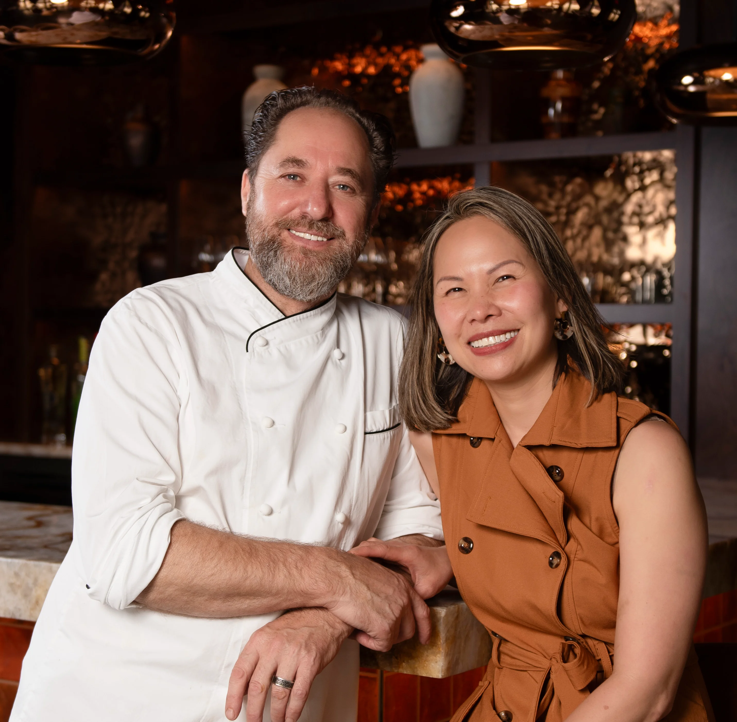 The owners of L'Olivo Trattoria
