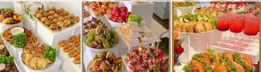 Assorted charcuterie and gourmet appetizers for a festive gathering