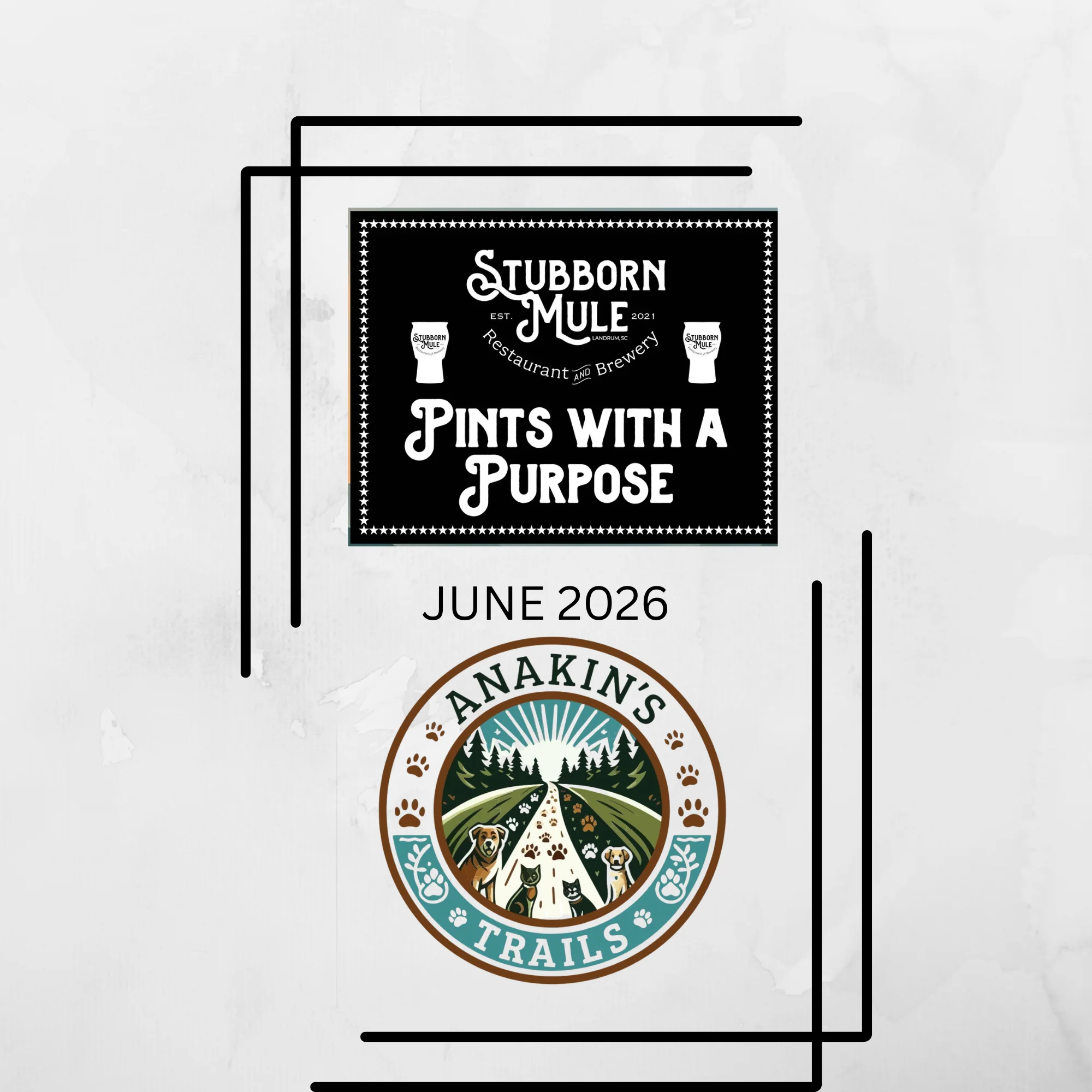Promotional event for Pints with a Purpose at Stubborn Mule