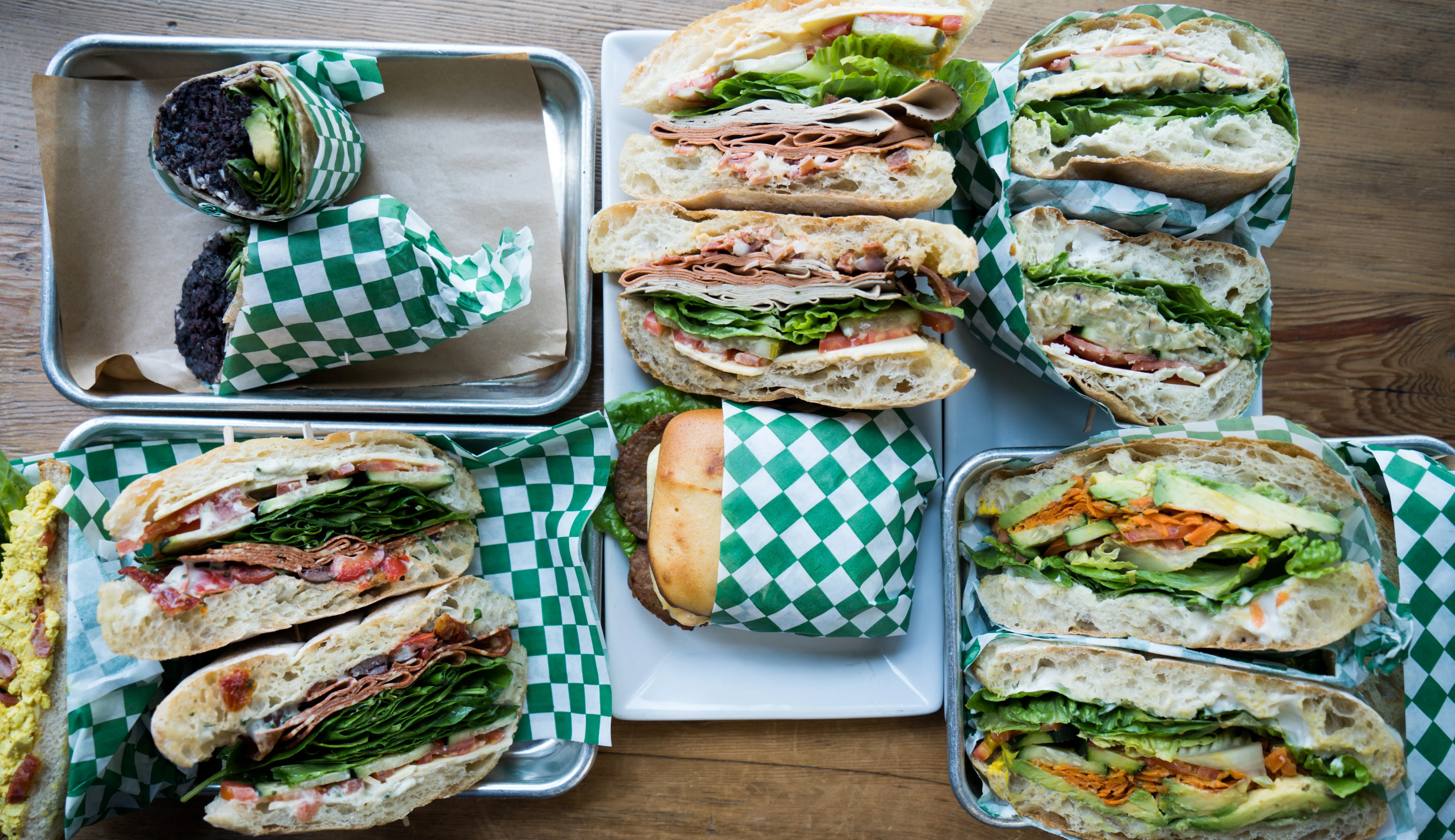 Vegan Burritos and Sadwiches with Organic Ingredients at Glowing Echo Park