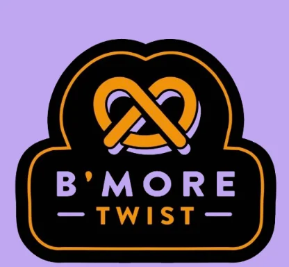 Logo of B'More Twist featuring a pretzel design