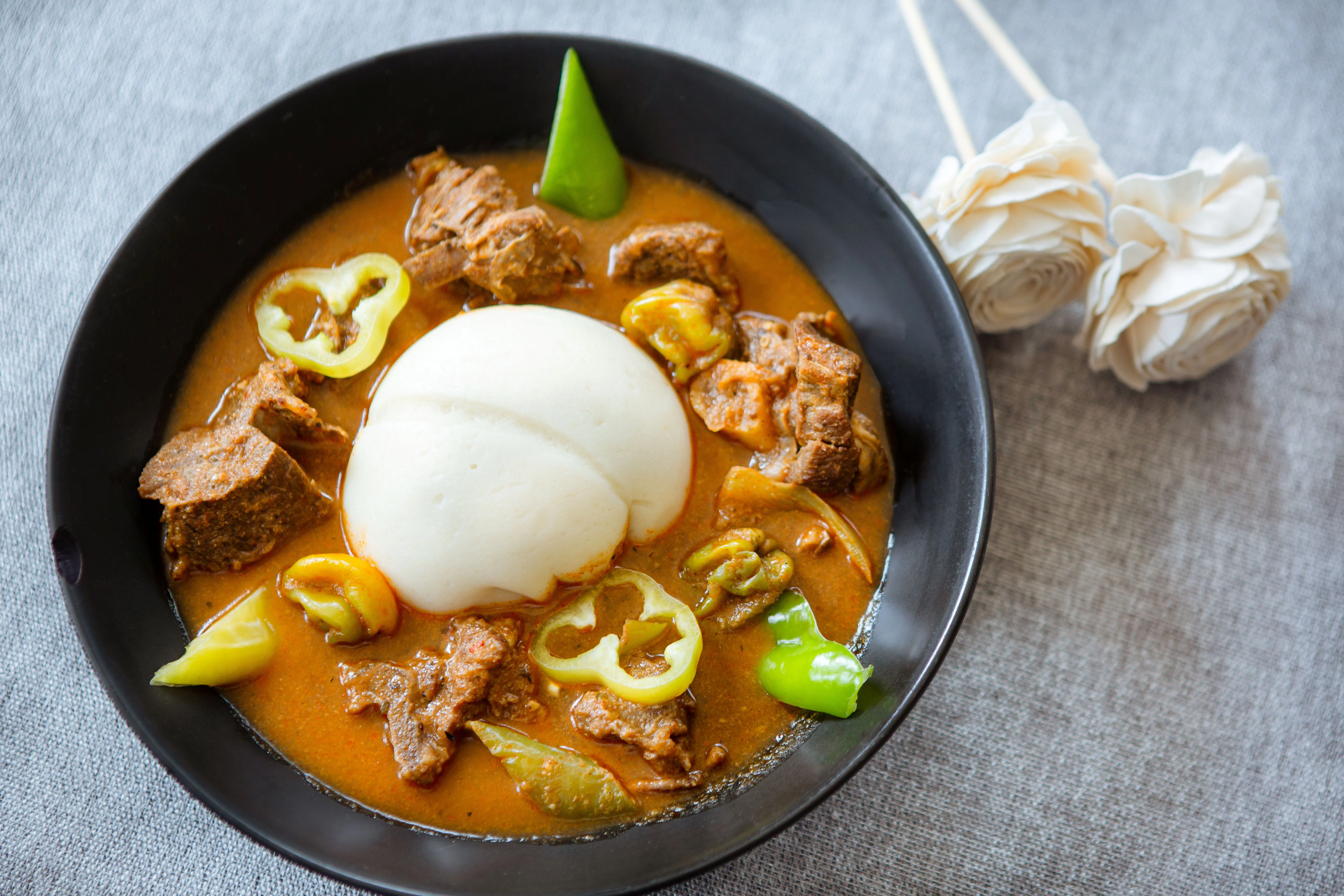 Delicious gourmet dish beautifully plated with vibrant colors.