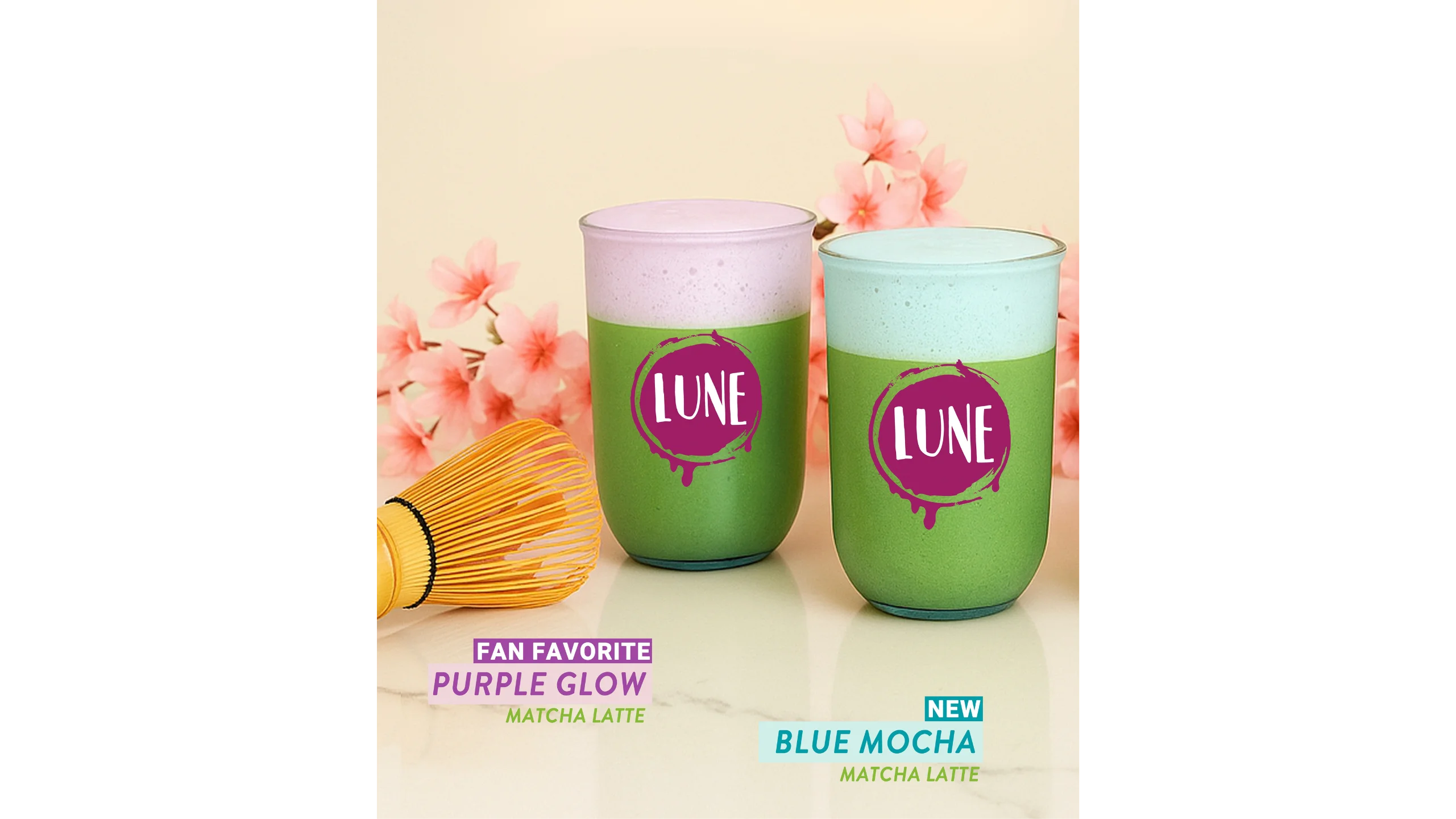 Lavender Matcha Blue Mocha Matcha