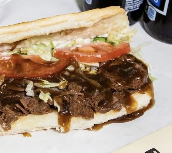 Special: 1/2 Pot Roast Poboy, Fries, & Tea