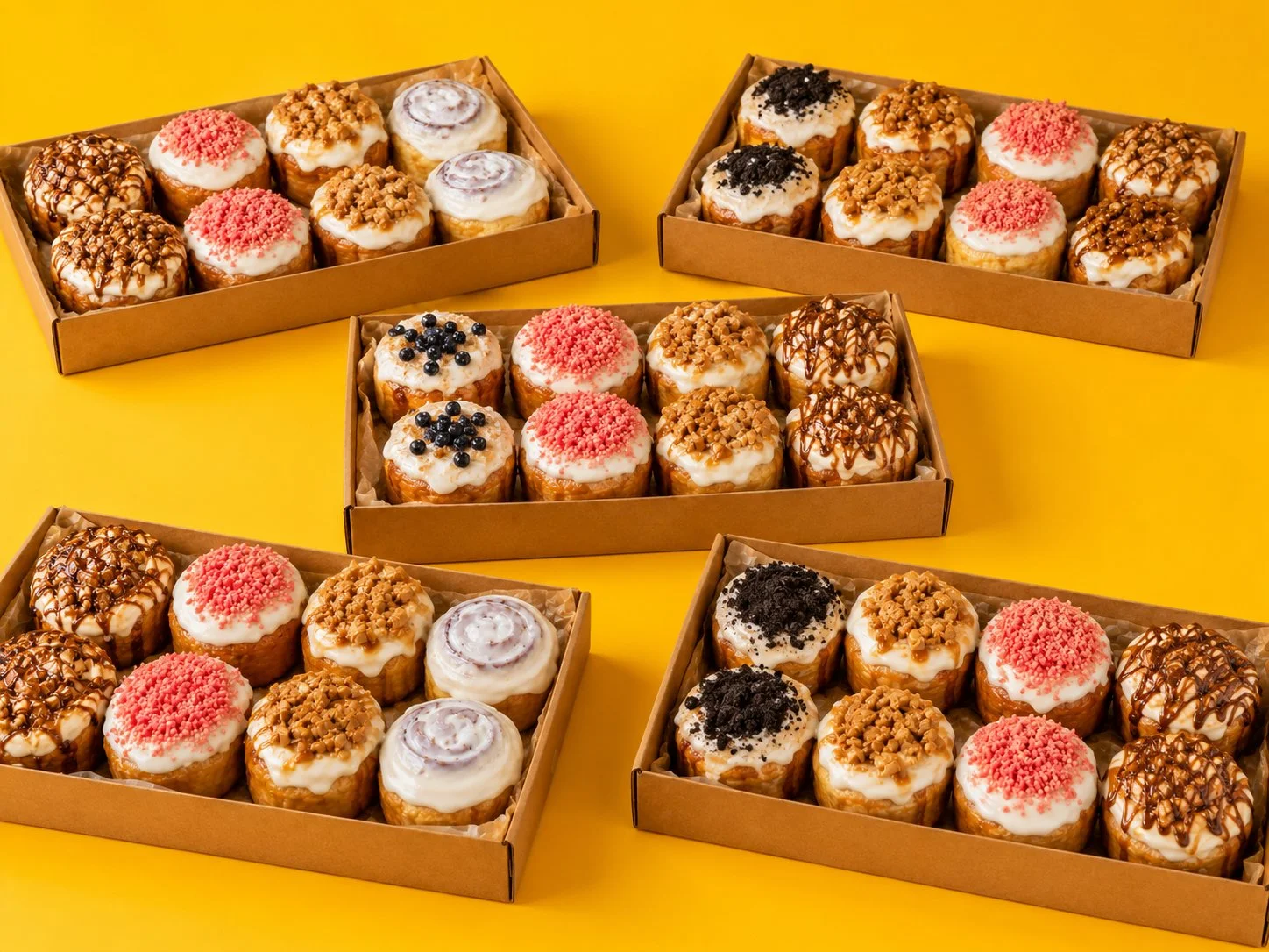 Topped Event Pack (50 Regular Size Cinnamon Rolls)