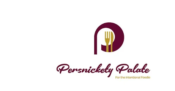 A logo featuring a stylized 'P' with a fork, accompanied by the text 'Persnickety Palate' and the tagline 'For the Intentional Foodie'.