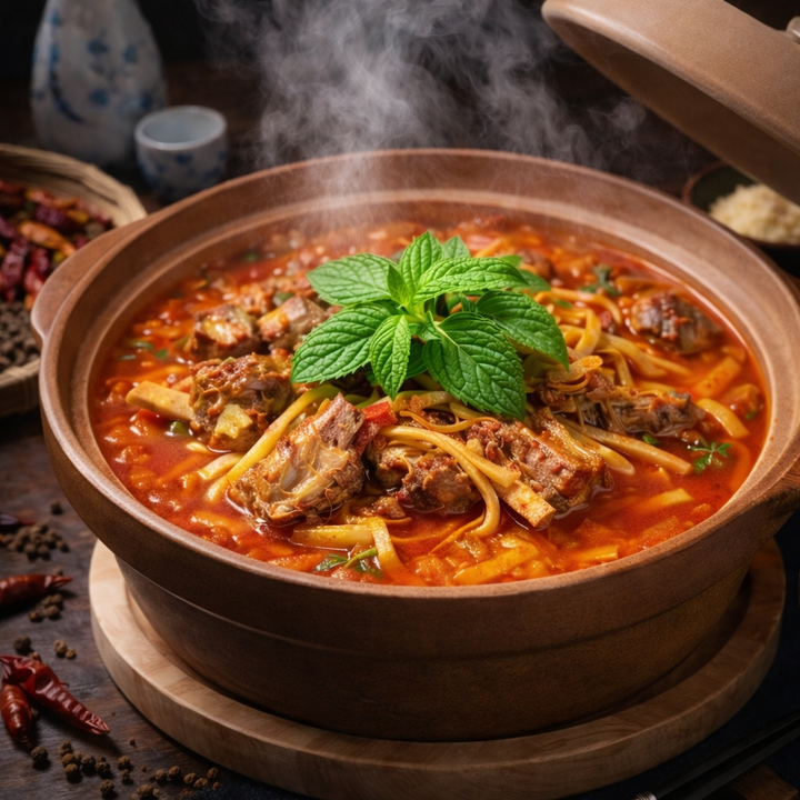 Kuan Zhai Alley - 蒜泥白肉Sliced Pork Belly in Garlic Sauce