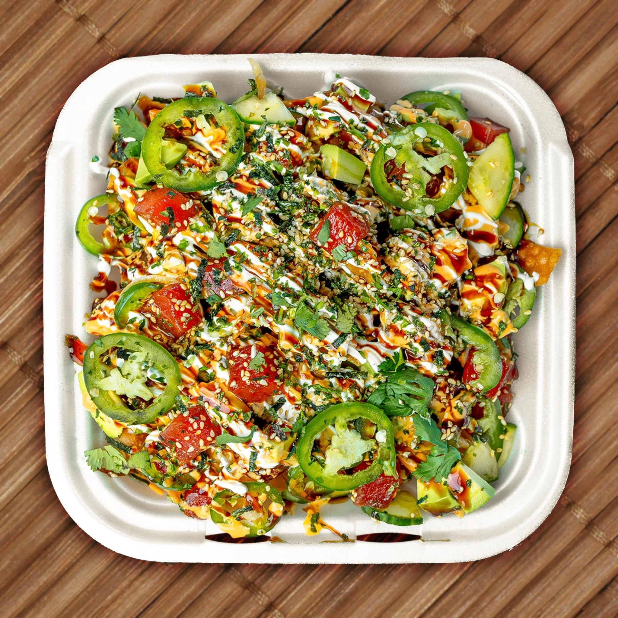 Poke Nachos