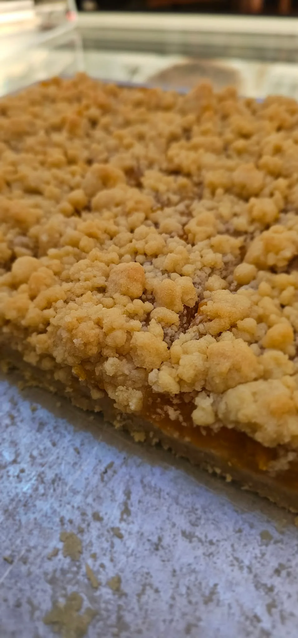 Peach Crumb Bar