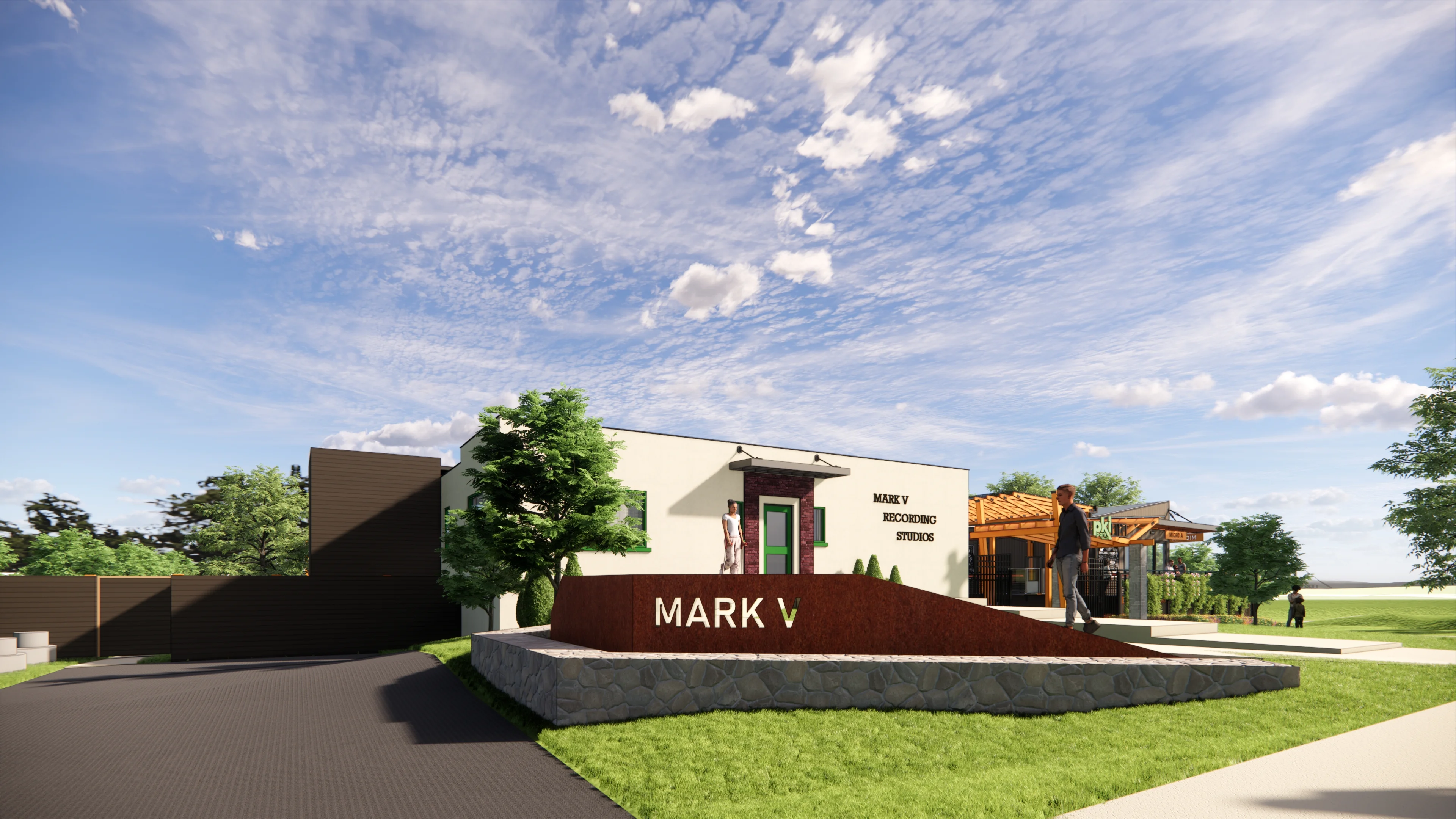 Rendering of new renovated MarkV Studios