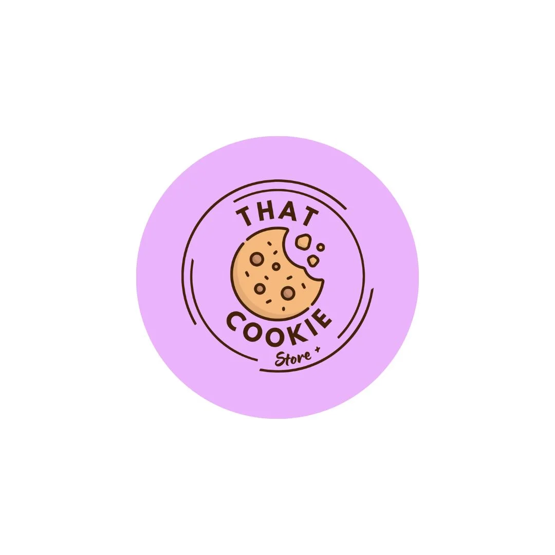 Logo of That Cookie Store featuring a cookie design